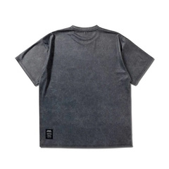 AN^[ AKTR MOCK GARMENT DYED LOOSE FIT SPORTS TEE TVc  oXPbg{[ jZbNX 224-001005-BK