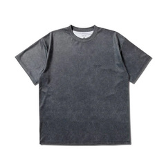 AN^[ AKTR MOCK GARMENT DYED LOOSE FIT SPORTS TEE TVc  oXPbg{[ jZbNX 224-001005-BK