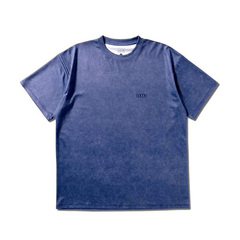 AN^[ AKTR MOCK GARMENT DYED LOOSE FIT SPORTS TEE TVc  oXPbg{[ jZbNX 224-001005-BL