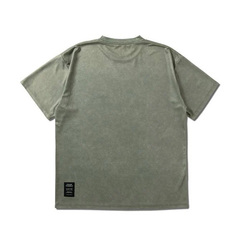 AN^[ AKTR MOCK GARMENT DYED LOOSE FIT SPORTS TEE TVc  oXPbg{[ jZbNX 224-001005-GR