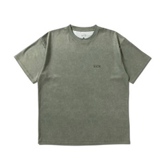 AN^[ AKTR MOCK GARMENT DYED LOOSE FIT SPORTS TEE TVc  oXPbg{[ jZbNX 224-001005-GR