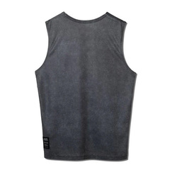 AN^[ AKTR MOCK GARMENT DYED SLEEVELESS SPORTS TEE ^Ngbv oXPbg{[ jZbNX 224-002005-BK