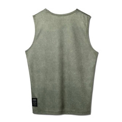 AN^[ AKTR MOCK GARMENT DYED SLEEVELESS SPORTS TEE ^Ngbv oXPbg{[ jZbNX 224-002005-GR