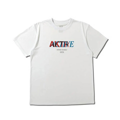 AN^[ AKTR HALFTONE ACTIVE SPORTS TEE TVc  oXPbg{[ jZbNX 224-005005-WH