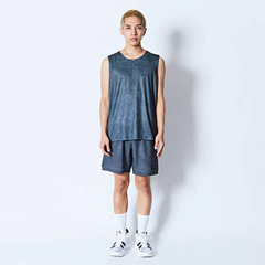 AN^[ AKTR MOCK GARMENT DYED 6.5-INCH ACTIVE SHORTS n[tpc V[c oXPbg{[ jZbNX 224-003002-BK