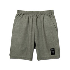 AN^[ AKTR MOCK GARMENT DYED 6.5-INCH ACTIVE SHORTS n[tpc V[c oXPbg{[ jZbNX 224-003002-GR