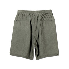 AN^[ AKTR MOCK GARMENT DYED 6.5-INCH ACTIVE SHORTS n[tpc V[c oXPbg{[ jZbNX 224-003002-GR