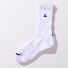 Wbg LEGIT MIDDLE SOCKSiWHITEj \bNX C oXPbg{[ jZbNX LE-SO-01-WHT/BLK