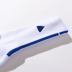 Wbg LEGIT MIDDLE SOCKSiWHITEj \bNX C oXPbg{[ jZbNX LE-SO-01-WHT/BLUE