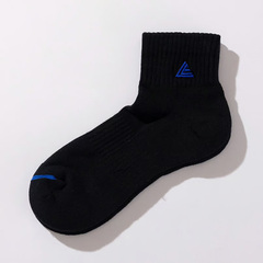 Wbg LEGIT SHORT SOCKSiBLACKj \bNX C oXPbg{[ jZbNX LE-SO-02-BLK/BLUE