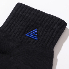 Wbg LEGIT SHORT SOCKSiBLACKj \bNX C oXPbg{[ jZbNX LE-SO-02-BLK/BLUE