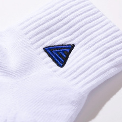 Wbg LEGIT SHORT SOCKSiWHITEj \bNX C oXPbg{[ jZbNX LE-SO-02-WHT/BLUE