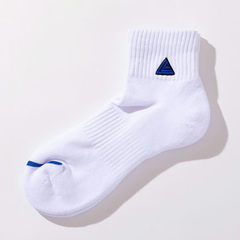 Wbg LEGIT SHORT SOCKSiWHITEj \bNX C oXPbg{[ jZbNX LE-SO-02-WHT/BLUE