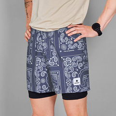 ZCXJC SAYSKY Paisley Pace 2-in-1 Shorts 5inch jOV[c Y MMRSH03C1020