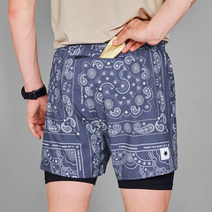 ZCXJC SAYSKY Paisley Pace 2-in-1 Shorts 5inch jOV[c Y MMRSH03C1020