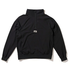 Wbg LEGIT LUSTER FLEECE 1/2 ZIP g[i[ oXPbg{[ jZbNX 2402-1009-BLACK