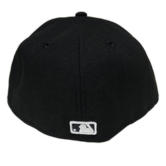 j[G NEW ERA 59FIFTY j[[NEL[X ubN~zCg MLB 싅 x[X{[ Lbv 13562242-BLK/SWHT