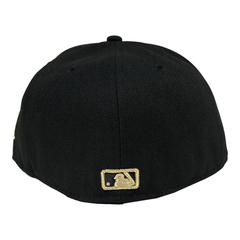 j[G NEW ERA 59FIFTY j[[NEL[X ubN~S[h MLB 싅 x[X{[ Lbv 13562244-BLK/GLD