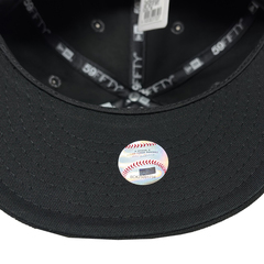 j[G NEW ERA 59FIFTY j[[NEL[X ubN~S[h MLB 싅 x[X{[ Lbv 13562244-BLK/GLD