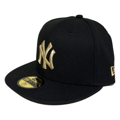 j[G NEW ERA 59FIFTY j[[NEL[X ubN~S[h MLB 싅 x[X{[ Lbv 13562244-BLK/GLD