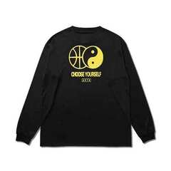 AN^[ AKTR YIN-YANG L/S SPORTS TEE OT  oXPbg{[ jZbNX 224-101005-BK