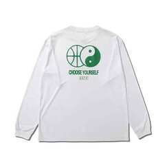 AN^[ AKTR YIN-YANG L/S SPORTS TEE OT  oXPbg{[ jZbNX 224-101005-WH