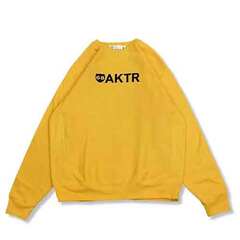 AN^[ AKTR 68xAKTR LOGO CREW SWEAT YL XEFbgoXPbg{[ jZbNX 224-108010-YL