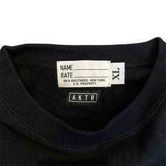 AN^[ AKTR 68xAKTR LOGO CREW SWEAT BK XEFbg oXPbg{[ jZbNX 224-108010-BK