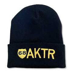 AN^[ AKTR 68xAKTR LOGO KNIT CAP BK Xq oXPbg{[ jZbNX 224-109021-BK