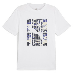 v[} PUMA GRAPHICS PUMA Wording Tee TVc  Y 684233-02