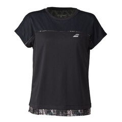 o{ Babolat PURE SHORT SLEEVE SHIRT  ejX fB[X BWP5523-BK00