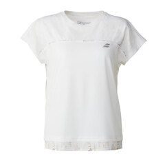 o{ Babolat PURE SHORT SLEEVE SHIRT  ejX fB[X BWP5523-WH00