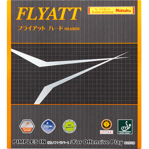 ニッタク NITTAKU フライアット ハード FLYATT HARD 裏ソフト【ＡＣ（アクティブチャージ）】 卓球ラバー NR-8562  NITTAKU スポーツミツハシ