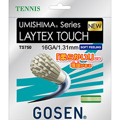 ゴーセン　GOSEN　LAYTEX TOUCH 16　テニス　硬式ガット　TS750NA
