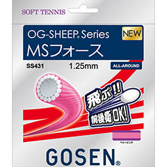 ゴーセン　GOSEN　MSフォース　ソフトテニス　ガット　SS431-BPK