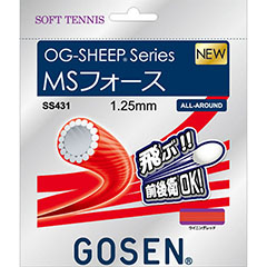 ゴーセン　GOSEN　MSフォース　ソフトテニス　ガット　SS431-WRE