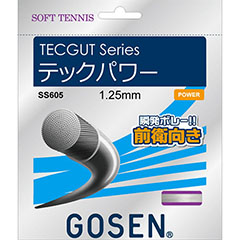 ゴーセン　GOSEN　テックパワー　ソフトテニス　ガット　SS605NA
