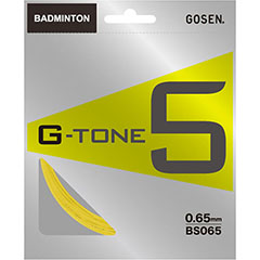 ゴーセン　GOSEN　G-TONE 5　バドミントン　ガット　BS065Y