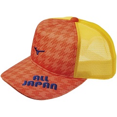 ミズノ　ＭＩＺＵＮＯ　ALL JAPAN CAP (チドリ) 限定品　テニス　帽子　62JW0Z42-54