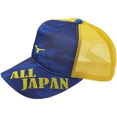 ミズノ　ＭＩＺＵＮＯ　ALL JAPAN CAP (カモフラ) 限定品　テニス　帽子　62JW0Z43-25