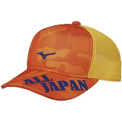 ミズノ　ＭＩＺＵＮＯ　ALL JAPAN CAP (カモフラ) 限定品　テニス　帽子　62JW0Z43-54