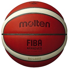 モルテン molten　公式試合球　（天然　6号）　BG5000　バスケットボール　B6G5000