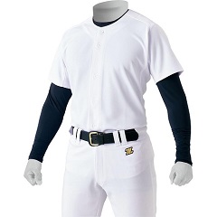 ゼット　ZETT　メカパン ユニフォーム ニットフルオープンシャツ　野球　メンズウェア　BU1281S-1100