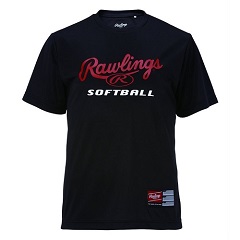 ローリングス　Rawlings　プレーヤー SOFTBALL Tシャツ 野球　メンズウェア　ASTW10S03-BRD