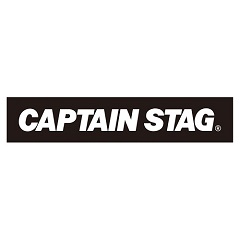 キャプテンスタッグ CAPTAIN STAG ステッカー (ロゴ･ブラック) 190×38mm　キャンプ用品 アウトドア雑貨 UM-1527
