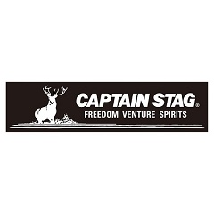キャプテンスタッグ CAPTAIN STAG ステッカー (ロゴマーク･ブラック) 228×60mm　キャンプ用品 アウトドア雑貨 UM-1531