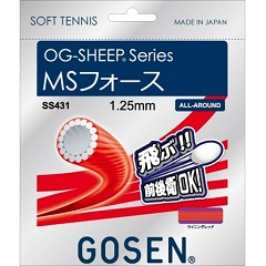 ゴーセン GOSEN MSフォース ソフトテニス ガット SS431-RRE