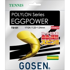 ゴーセン GOSEN EGGPOWER 17 テニス 硬式ガット TS101Y