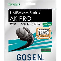 ゴーセン GOSEN AK PRO 16 テニス 硬式ガット TS706BK