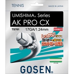 ゴーセン GOSEN AK PRO CX 17 テニス 硬式ガット TS761-NA
